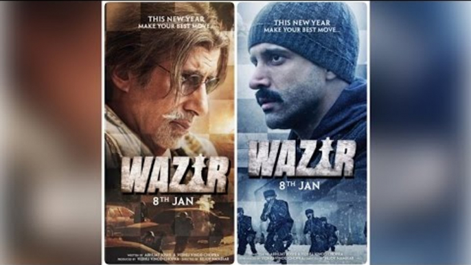 Wazir Official Poster Release | Amitabh Bachchan & Farhan Akhtar