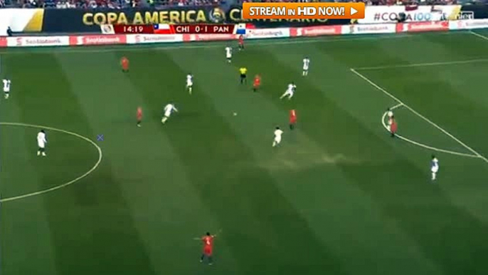 Eduardo Vargas Goal 1:1 | Chile vs Panama (Copa America Centenario 2016) HD