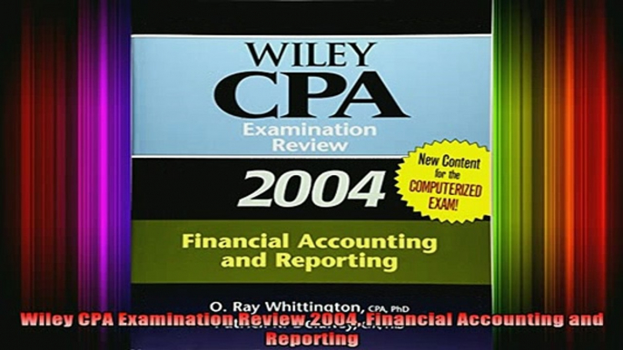 DOWNLOAD FREE Ebooks  Wiley CPA Examination Review 2004 Financial Accounting and Reporting Full Free