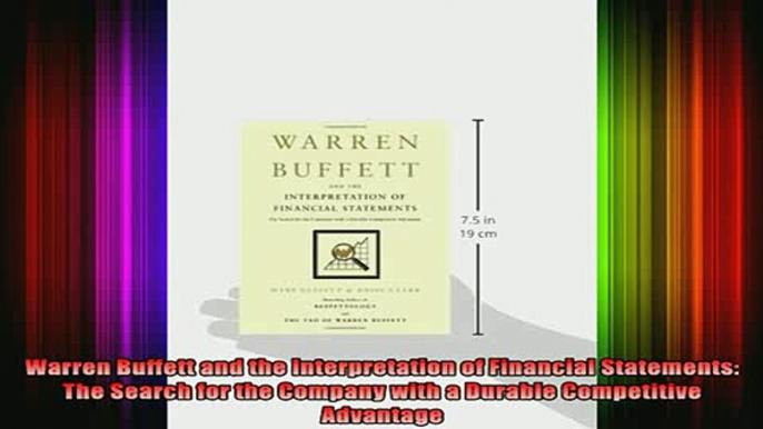 READ book  Warren Buffett and the Interpretation of Financial Statements The Search for the Company Full Free