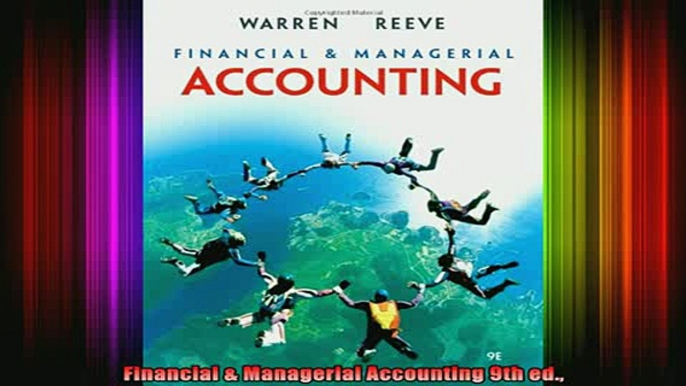 READ book  Financial  Managerial Accounting 9th ed Full EBook