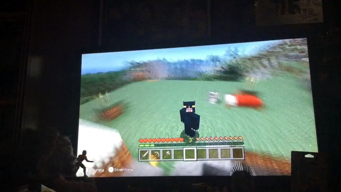 MINECRAFT WII U Gameplay MY WII U FROZE :( episode (2)