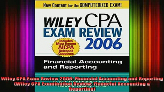 READ book  Wiley CPA Exam Review 2006 Financial Accounting and Reporting Wiley CPA Examination Full EBook