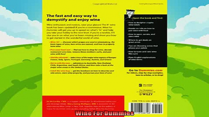 read now  Wine For Dummies