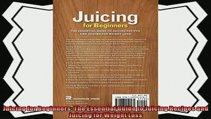 read here  Juicing for Beginners The Essential Guide to Juicing Recipes and Juicing for Weight Loss