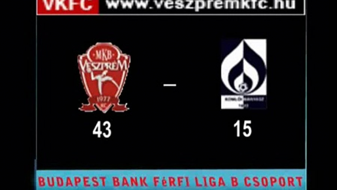 MKB Veszprém KC -- Komlói BSK 43:15(20:8)