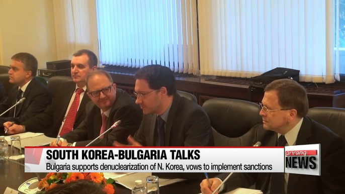 Bulgaria vows support for denuclearization of N. Korea, UN sanctions