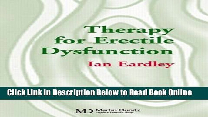 Download Therapy for Erectile Dysfunction: Pocketbook  PDF Online