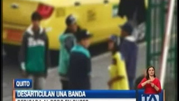 Desarticulan una banda dedicada al robo en buses