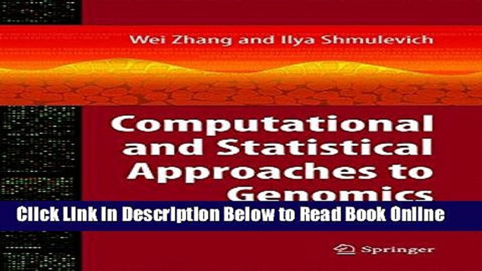 Download Computational and Statistical Approaches to Genomics  PDF Online