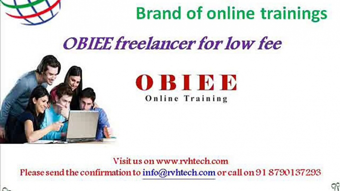 OBIEE Freelancer for low fee cost by RVH Technologies