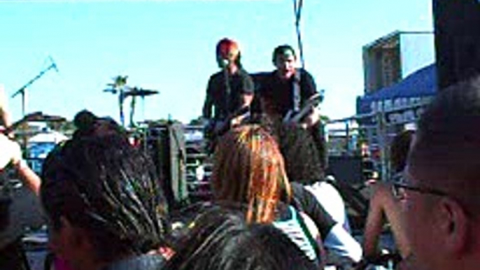 TAT and Dean Dichoso (as special guest) performing Pessimist at Warped Tour Ventura, CA.   June 29, 2008