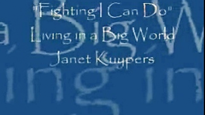 Janet Kuypers' poem  "Fighting I Can Do" live 07/17/07 #1