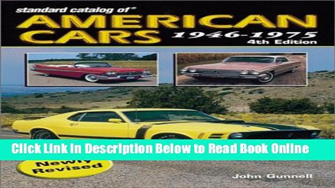 Read Standard Catalog of American Cars, 1946-1975  Ebook Online