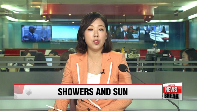 Rain forecast in southern areas, extreme heat wave throughout central areas in Korea