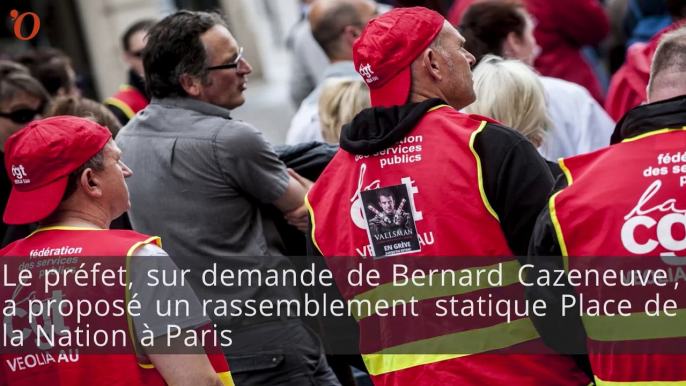 Manifestations à Paris : entre Cazeneuve et les syndicats, tension maximale