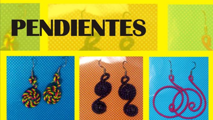 PENDIENTES DE ALAMBRE E HILO