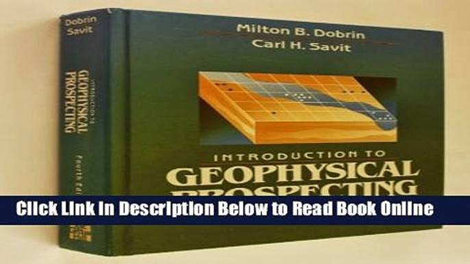 Download Introduction to Geophysical Prospecting  Ebook Online