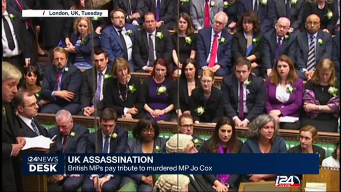 06/21: UK Assassination: British MPs pay tribute to murdered MP Jo Cox