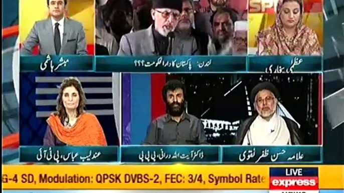 Allama Hassan Zafer Highlight the Hunger Strike on Express News