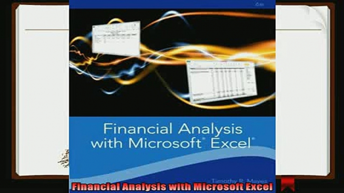 different   Financial Analysis with Microsoft Excel