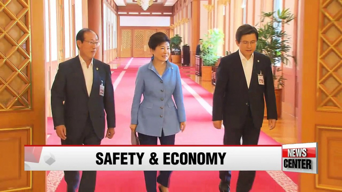 President Park calls for stronger countermeasures on terrorism, economic challenges