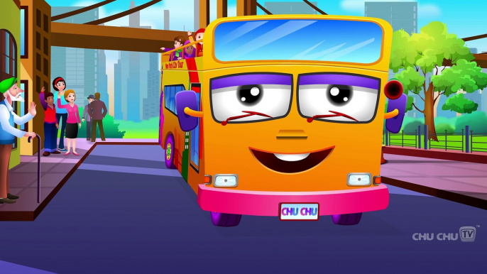 Wheels On The Bus | New York City | Popular Nursery Rhyme by ChuChu TV 01.06.2016