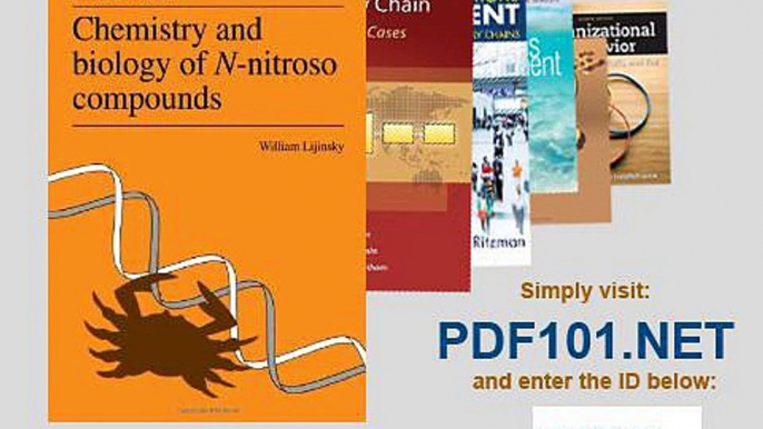 Chemistry and Biology of N Nitroso Compounds Cambridge Monographs on Cancer Research