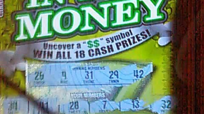 California lottery scratchers 10 in a row lose.