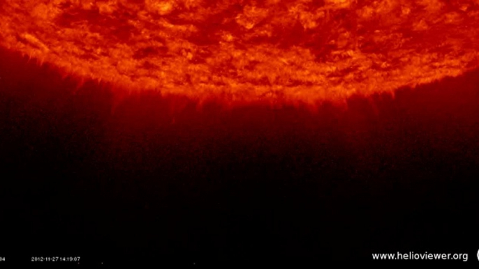 Prominence Eruption (2012-11-27 14:19:07 - 2012-11-27 17:19:07 UTC)