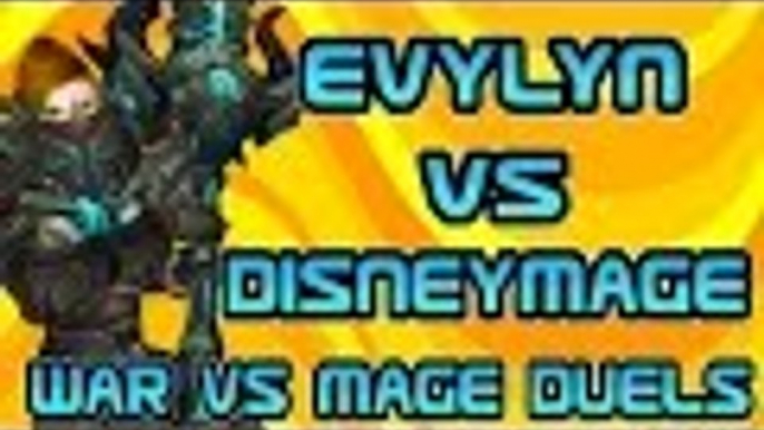 Evylyn Vs Disneymage Arms Warrior vs Frost Mage Epic Duels wow wod 6.1 warrior pvp