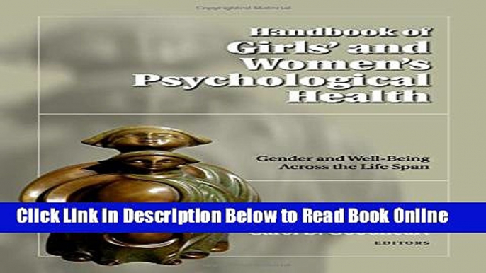 Read Handbook of Girls  and Women s Psychological Health (Oxford Series in Clinical Psychology)