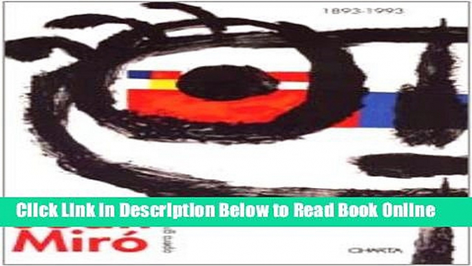 Download Joan Miro, 1893-1993: Dalla figurazione al gesto : opera grafica (Italian Edition)  PDF