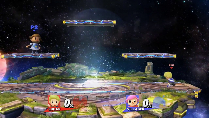 【SSB4】Lucas Advanced Tech PKT Wall Bounce (Final Desination and Battlefield)