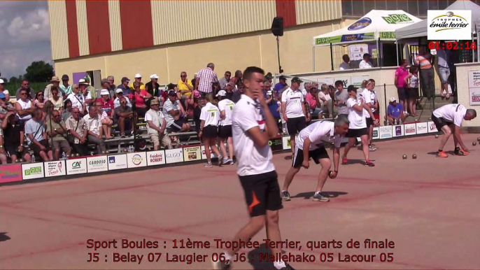 Quarts de finale, onzième Trophée Emile Terrier, Satolas-et-Bonce 2016