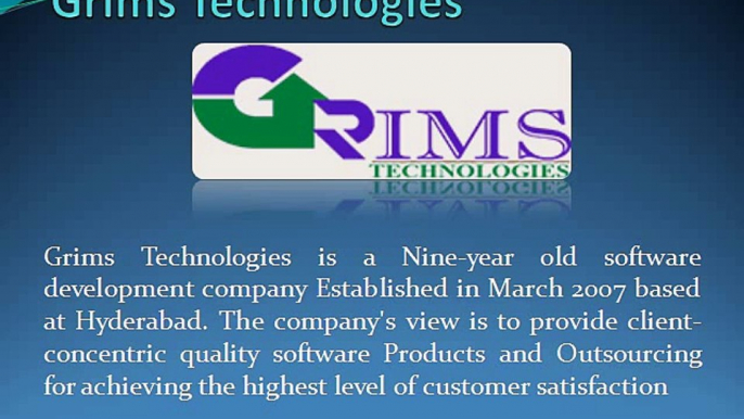 Grims Technologies Pvt Ltd