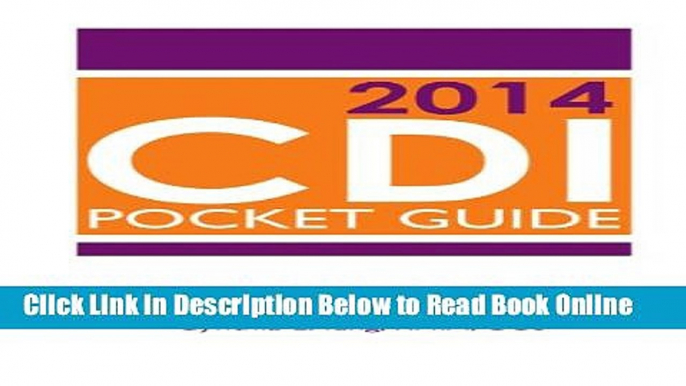 Read The 2014 CDI Pocket Guide  Ebook Free