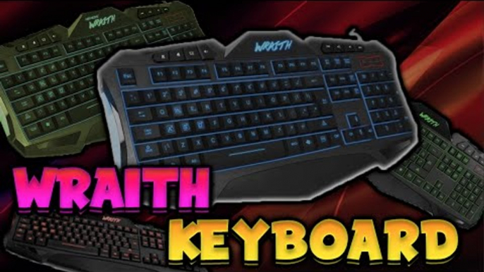 KEYBOARD UNBOXING! | Wraith 7 Colour LED Gaming Keyboard