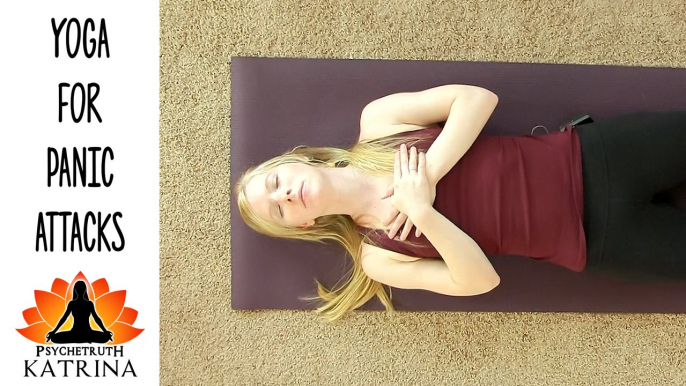 Beginners Yoga for Anxiety & Panic Attacks, Deep Relaxation, Sleep, Stress Relief, ASMR