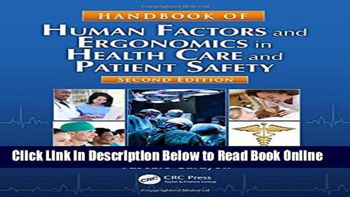 Read Handbook of Human Factors and Ergonomics in Health Care and Patient Safety, Second Edition