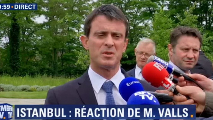 Valls : pas d'informations «à ce stade» sur d'éventuelles victimes françaises