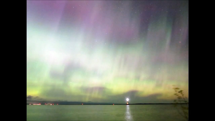 Aurora Borealis, Upper Peninsula Michigan, June 22-23 2015