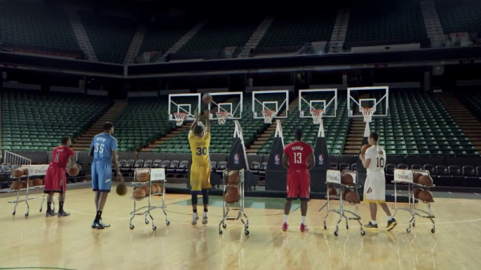 NBA Players Perform ‘Jingle Bells’ By Shooting Musical Hoops