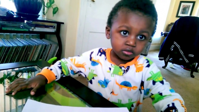 One Black Baby Genius Reads at 25 Months Old