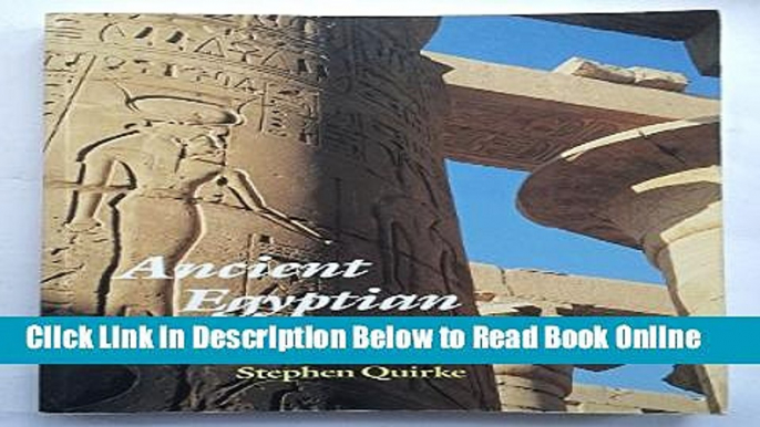 Read Ancient Egyptian Religion  PDF Free