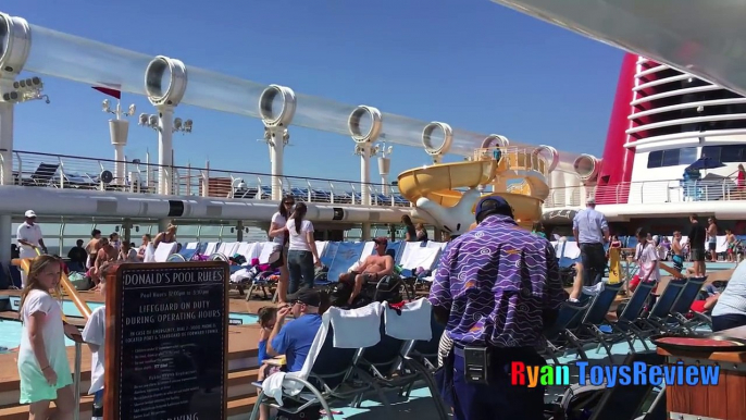 Disney Cruise Fantasy Family Fun Vacation Tour Part 1 Kids Video Princess T and Ryan ToysReview