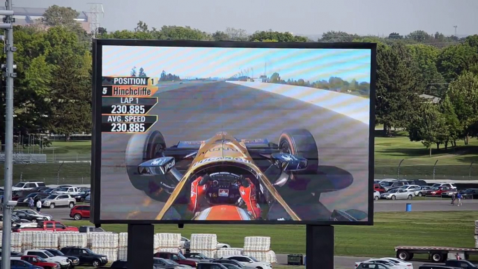 Indianapolis 500 Pole Day - Hinchcliffe Steals Pole On Final Run (North West Vista Deck)