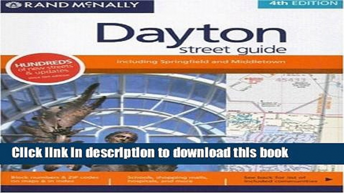 Read Rand McNally Dayton Street Guide: Including Springfield and Middletown (Rand McNally Dayton