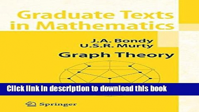 Read Graph Theory (Graduate Texts in Mathematics)  Ebook Free