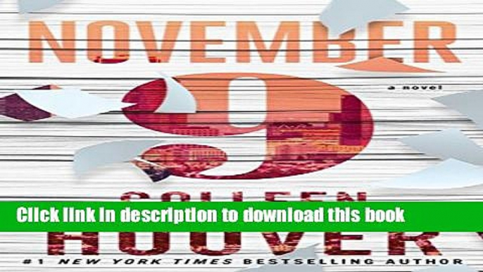 PDF November 9: A Novel  EBook